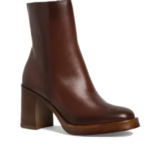 TAMARIS 25032 Marrón Botín liso tacón alto mujer