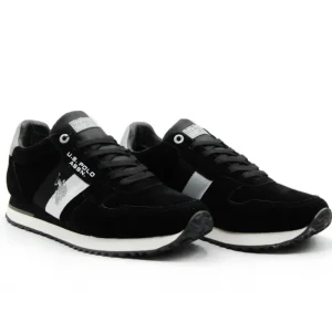 U.S. POLO ASSN. XIRIO004A Negro y azul Deportivo casual cordones Hombre