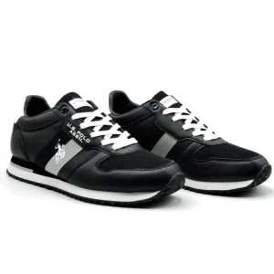 U.S. POLO XIRIO003A Negro Deportivo cordones hombre