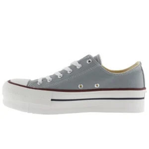 VICTORIA 1 061100 Blanco, Atlántico y Negro. Deportiva Plataforma cordones mujer