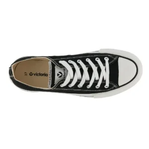 VICTORIA 1 061100 Blanco, Atlántico y Negro. Deportiva Plataforma cordones mujer