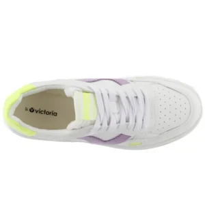 VICTORIA 1257121 Amarillo Deportivo cordones mujer