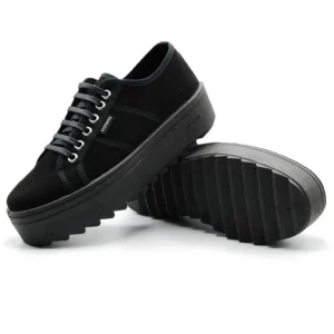 VICTORIA 109310 Zapatilla plataforma sierra cordones mujer