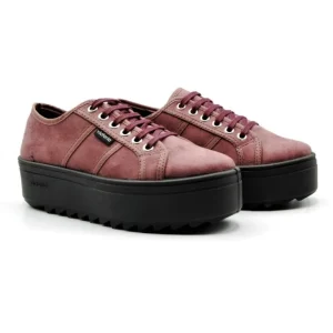 VICTORIA 109310 Zapatilla plataforma sierra cordones mujer