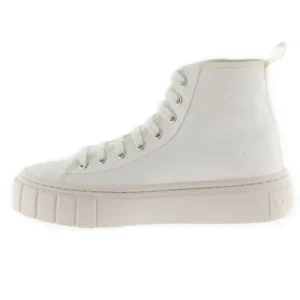 VICTORIA Abril 1270100 Crudo Botín Lona cordones plataforma mujer