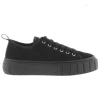 VICTORIA Abril 1270105 Negro zapatilla plataforma cordones mujer