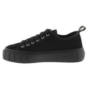 VICTORIA Abril 1270105 Negro zapatilla plataforma cordones mujer