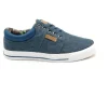 zapatilla de lona en beis y azul LOIS DEPORTIVO 61007